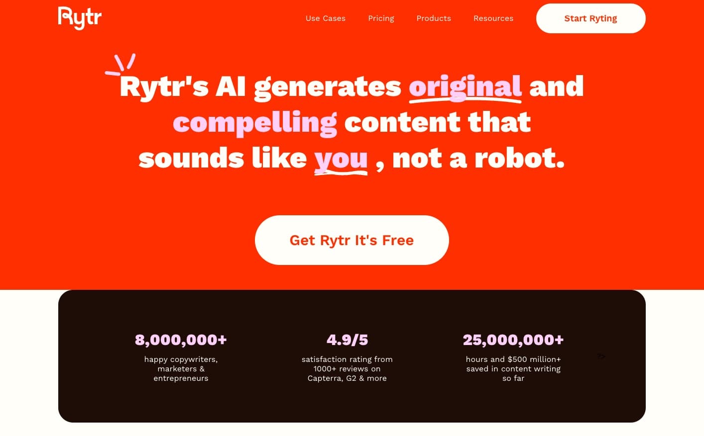 Rytr Logo - AI content generation platform