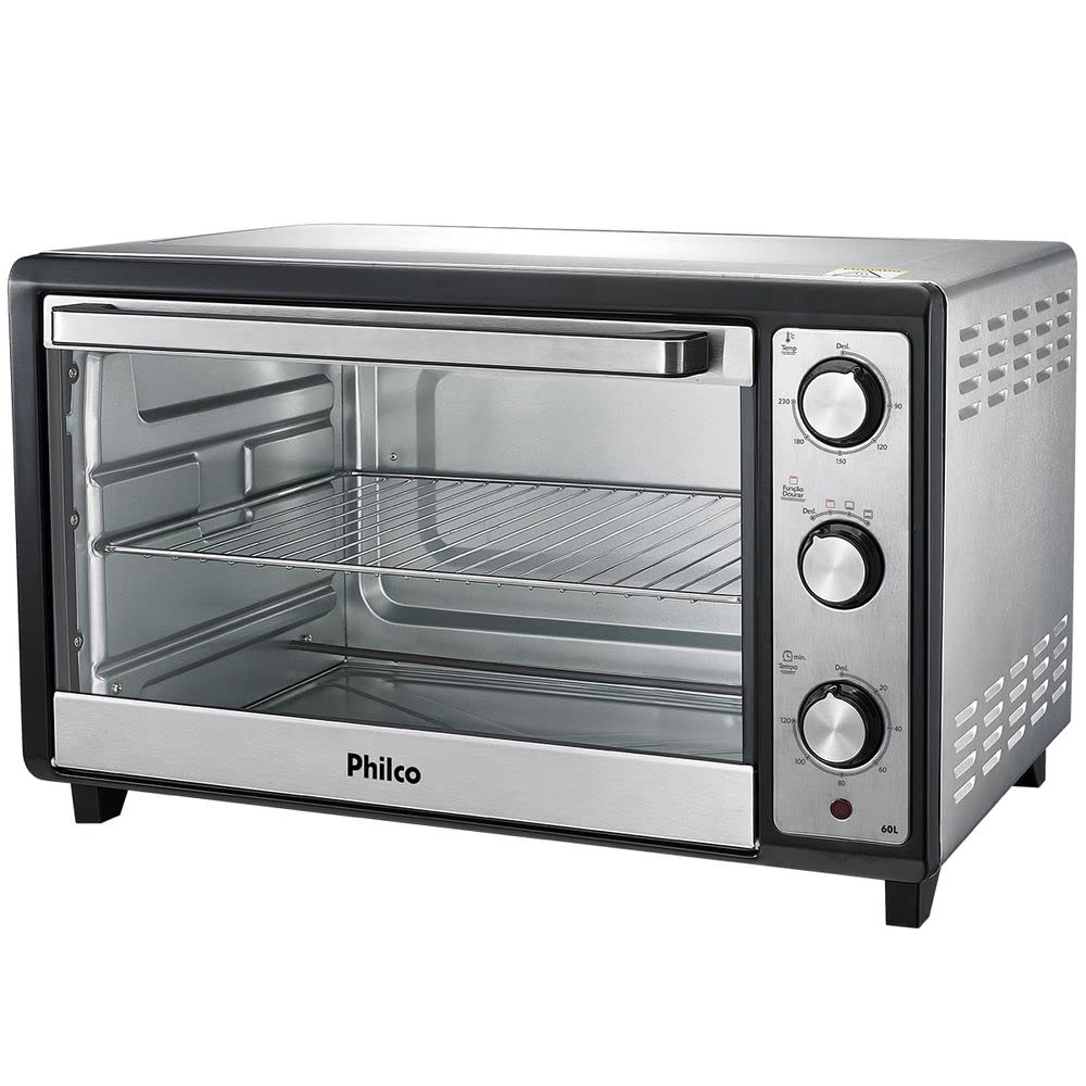 forno elétrico, pfe60i, 60l, prata, 220v, philco