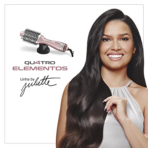 escova secadora by juliette, mondial, golden rose, 1200w, bivolt - es-ju-01
