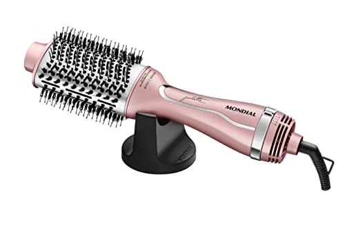 escova secadora by juliette, mondial, golden rose, 1200w, bivolt - es-ju-01