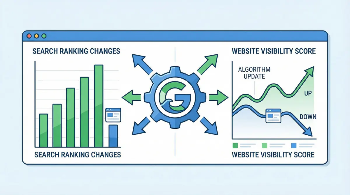 Impacto das atualizações do Google no ranking de sites